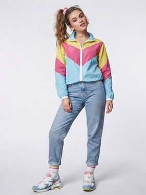 Colorful 90’s Windbreaker Jacket